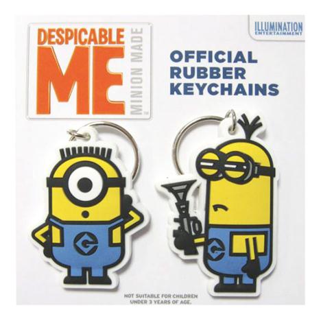 Minions Rubber Key Rings Pack of 2 £2.99